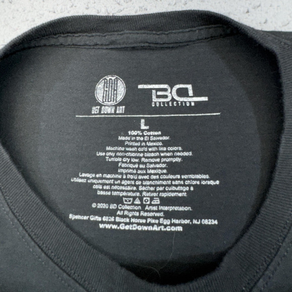 Albert Einstein Shirt Mens Large Black Colorful Splatter Portrait Graphic Tee - Picture 5 of 10